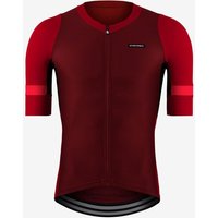 Photos - Cycling Clothing Etxeondo Mendi Short Sleeve Jersey Burgundy - S