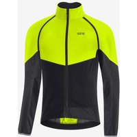 Photos - Cycling Clothing GOREWEAR Phantom GORE-TEX INFINIUM™ Jacket with Detachable Sleeves Neon Yellow Black - XL