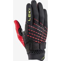 Photos - Winter Gloves & Mittens Leki Ultra Trail Breezer Shark black red gloves - 110