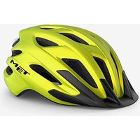Photos - Bike Helmet MET Crossover Helmet Lime Yellow - 52-58