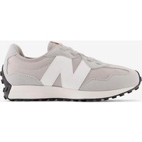 New Balance 327 Gris / Blanc Enfant chaussure Chaussures New Balance 327 junior Bungee Lace gris nuage blanc enfant - 28.5