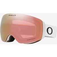 Photos - Ski Goggles Oakley Flight Deck M Goggles Matte White with Prizm Snow Rose Gold Iridium Lens