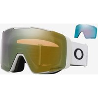 Photos - Ski Goggles Oakley Line Miner Pro L Goggles Matte White with Prizm Sage Gold Iridium + Prizm Snow Sapphire Iridium Lens