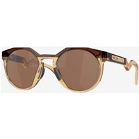 Photos - Smart Glasses Oakley HSTN Glasses Dark Amber/Light Curry with Prizm Tungsten Lenses