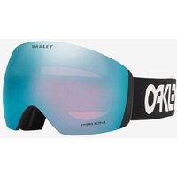 Photos - Ski Goggles Oakley Flight Deck L Black White with Prizm Snow Sapphire Iridium Lens