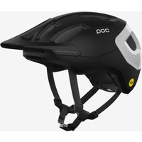 Photos - Bike Helmet ROS POC Axion Race MIPS Helmet Black Matte White - XS