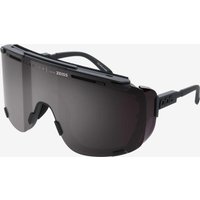 Photos - Sunglasses ROS POC Devour Glacial Glasses Black Clarity Universal Grey Lens