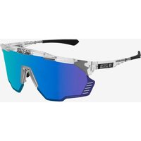 Photos - Sunglasses SCICON Aeroshade Kunken Glasses silver grey with blue mirrored lenses