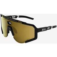 Photos - Sunglasses SCICON Aeroscope Glasses Black with Gold Multi-Mirrored Lens