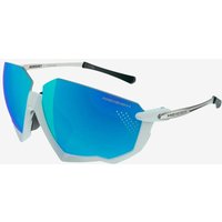 Photos - Sunglasses SCICON Aerojet Titanium Glasses grey with blue multi-mirror lens