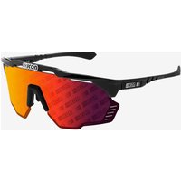 Photos - Sunglasses SCICON Aeroshade Kunken black with monogram red lenses