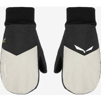 Photos - Winter Gloves & Mittens Salewa Powertex Mittens White Black Kids - S