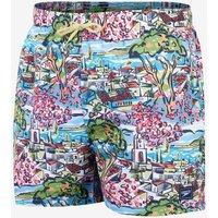 Photos - Swimwear Speedo Digital Printed Leisure 14 Inch Swim Shorts Blue Green Pink - XL