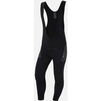 Photos - Cycling Clothing Spiuk Top Ten Anti-abrasion 3/4 Bib Tights Deep Black Grey - S