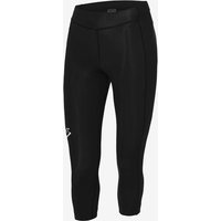 Photos - Cycling Clothing Spiuk Anatomic 3/4 Cycling Shorts Black White Logo Women - S
