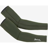 Photos - Cycling Clothing Spiuk Anatomic Arm Warmers Olive Green - M-L