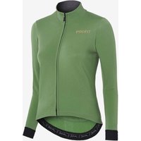 Photos - Cycling Clothing Spiuk Profit Cold&Rain Long Sleeve Jersey Green Women - M
