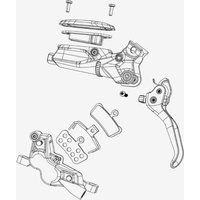 Photos - Other Brake Components Sram Flat Mount Titanium Screws 37mm (2 Units)