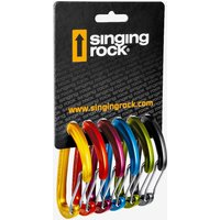 Photos - Climbing Gear Singing Rock Vision 6 Pack Straight Carabiners Multicolour