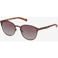 Photos - Sunglasses Timberland TB9313 Glasses Dark Brown with Grey Polarised Lenses