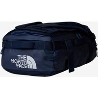 Photos - Backpack The North Face Base Camp Voyager Duffel Bag 32L navy blue white logo