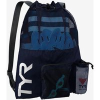 Photos - Backpack TYR Big Mesh Mummy 40L Navy Blue White