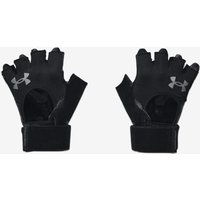 Photos - Gym Gloves Under Armour Weightlifting Training Gloves Black Grey - XXL