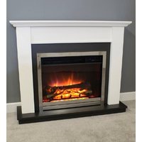 Suncrest Antigua 44 Inch Electric Fireplace Suite