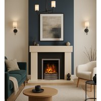 Ashbourne Marfil Surround with Marfil Hearth and Granite Back Panel
