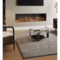 Direct Fireplaces Enjoy 18% Off Evonic Volante 1500 Black Media Wall Fire