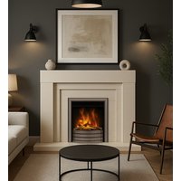 Fireside Stonehenge Limestone Fireplace