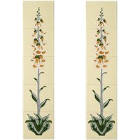 Cast Tec Foxglove Yellow and Honey Fireplace Tiles