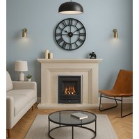 Fireside Katia Limestone Fireplace