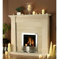 Fireside Oslo Limestone Fireplace