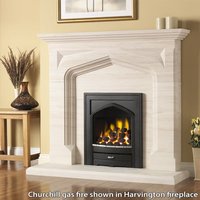 Pureglow Churchill Full Depth Gas Fire