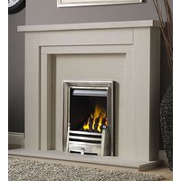 PureGlow Hanley Limestone Fireplace