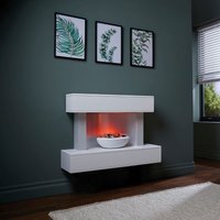 Suncrest Purley 39 Inch Wall Mounted Electric Fireplace