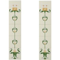Cast Tec Tulip Yellow and Honey Fireplace Tiles