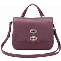 Zanellato Postina Baby Leather Top Handle Bag — Purple