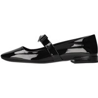 Versace Patent Leather with Ribbon Detail Flat — Black