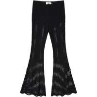 Charo Ruiz Ibiza Pantaloni Donna in Pizzo Nero