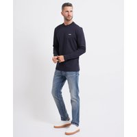Hugo Boss Logo-Print Cotton T-Shirt — Blue