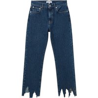 J.W. Anderson Jeans Uomo in Denim Indigo con Orlo Grezzo