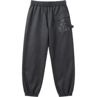 J.W. Anderson Pantaloni in Nero con Dettaglio Ricamato