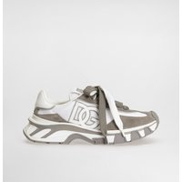 Dolce & Gabbana Gray Leather Athletic Men's Sneakers