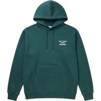 DROLE DE MONSIEUR Felpa Verde Bottic con Scritta