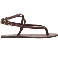 Manebi Sandali Donna in Pelle Liscia Color Borgogna