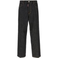 DSQUARED2 Pantaloni Jeans Uomo Nero in Denim