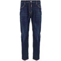 DSQUARED2 Jeans Uomo Blu in Denim con Dettagli Distintivi