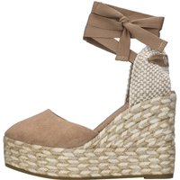 Espadrilles Scarpe con Tacco Marrone